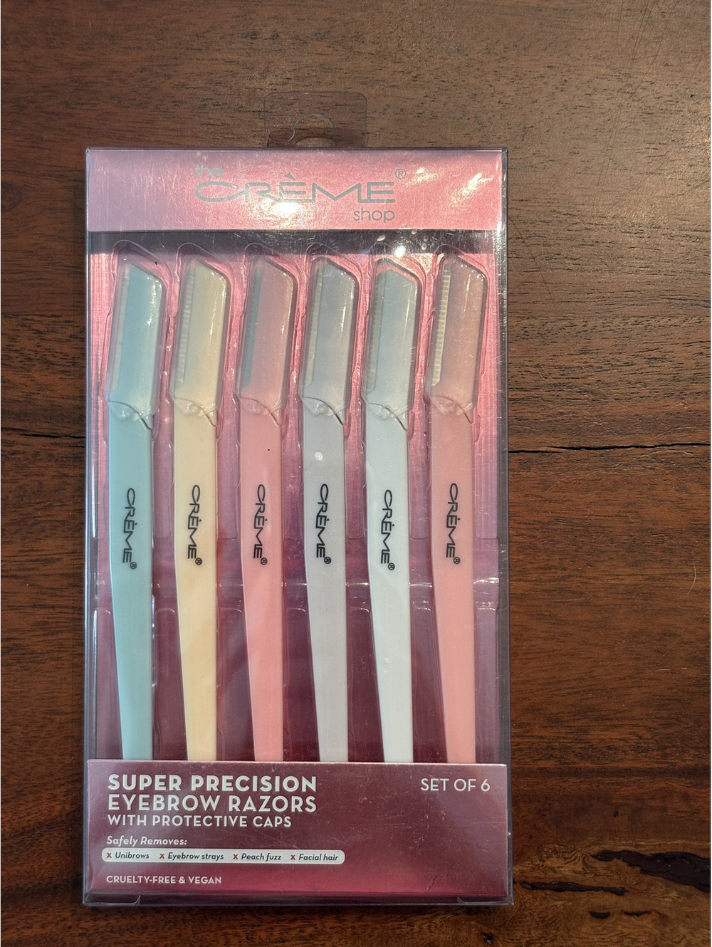 The Creme Shop Super Precision Eyebrow Razors Set of 5. NEW!